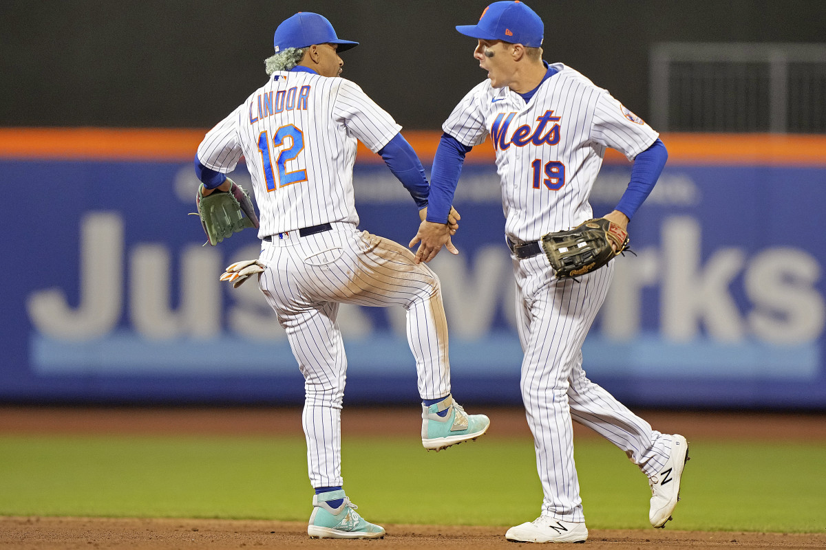Canha (celebrating with Lindor) was one of the veterans New York brought in to create a culture of “professionalism and integrity.”